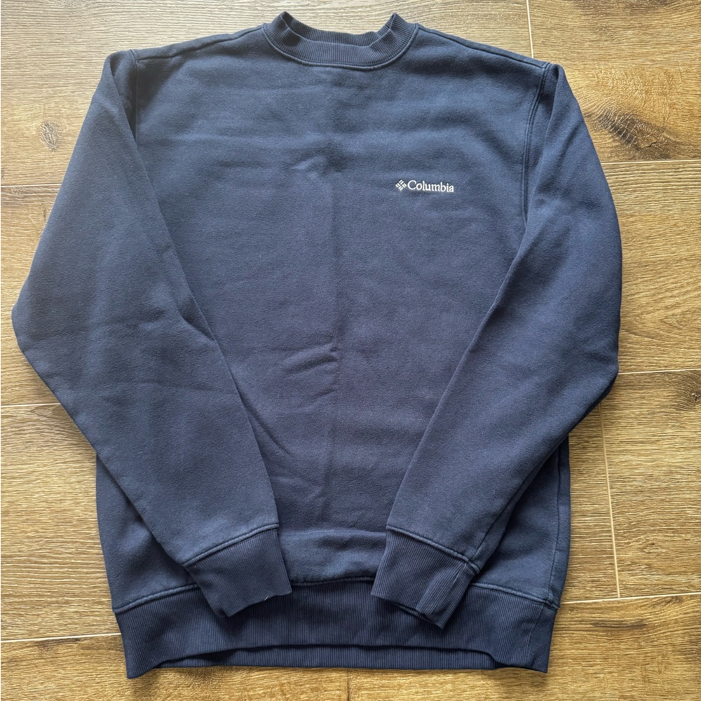Columbia Men's Dark Blue Crewneck Sweater size adult small
